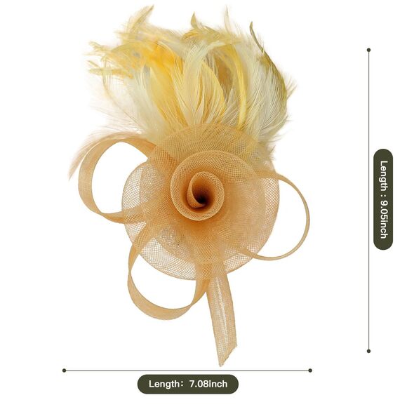 Fascinators For Women Tea Party Hats For Women Fascinator Church Hat With 5493 - Picture 4 of 7
